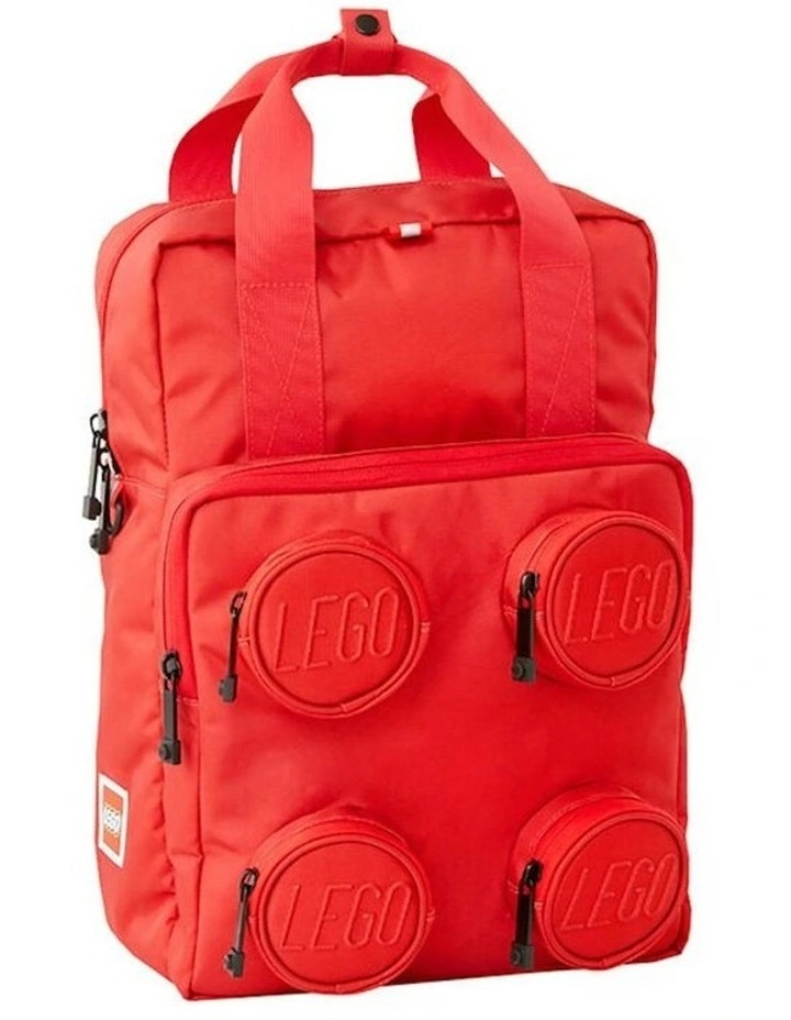 Brick Backpack 37cm in Red image 1