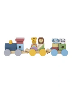 My Forest Friends Wooden Stacking Animals Train Play Set