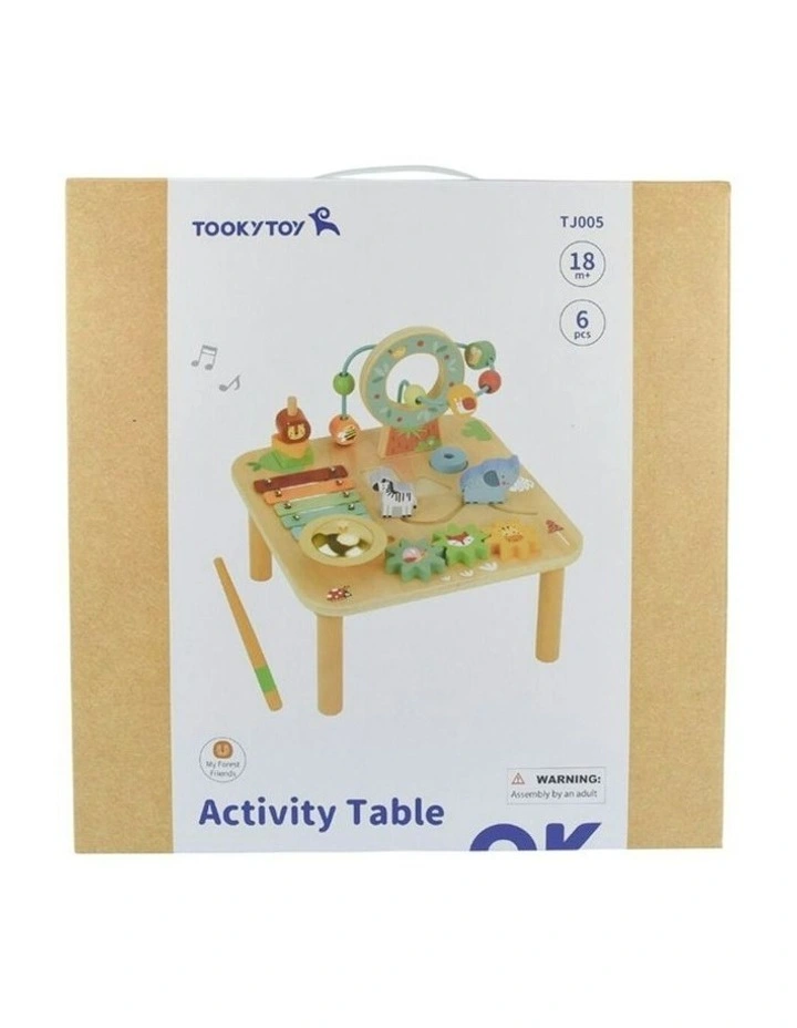 Wooden My Forest Friends Activity Table Play Set image 6