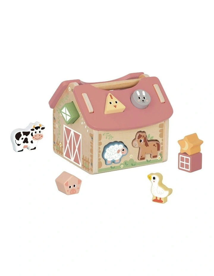 My Forest Friends Farmhouse Shape Sorter Play Set 18m+ image 1