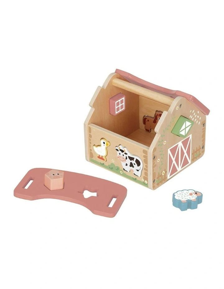 My Forest Friends Farmhouse Shape Sorter Play Set 18m+ image 2