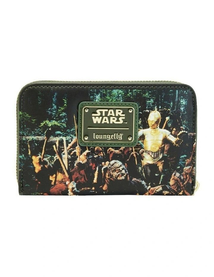 Return of the Jedi Scenes Zip Around Purse Wallet in Multi image 3