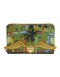 Golden Snitch Zip Around Coin Purse Wallet Card Holder in Multi