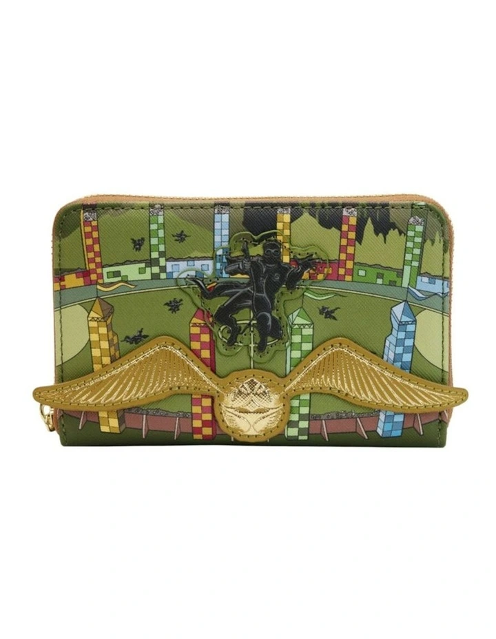 Golden Snitch Zip Around Coin Purse Wallet Card Holder in Multi image 1