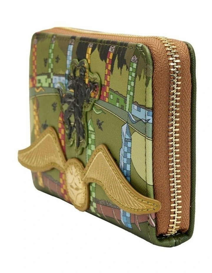 Golden Snitch Zip Around Coin Purse Wallet Card Holder in Multi image 2
