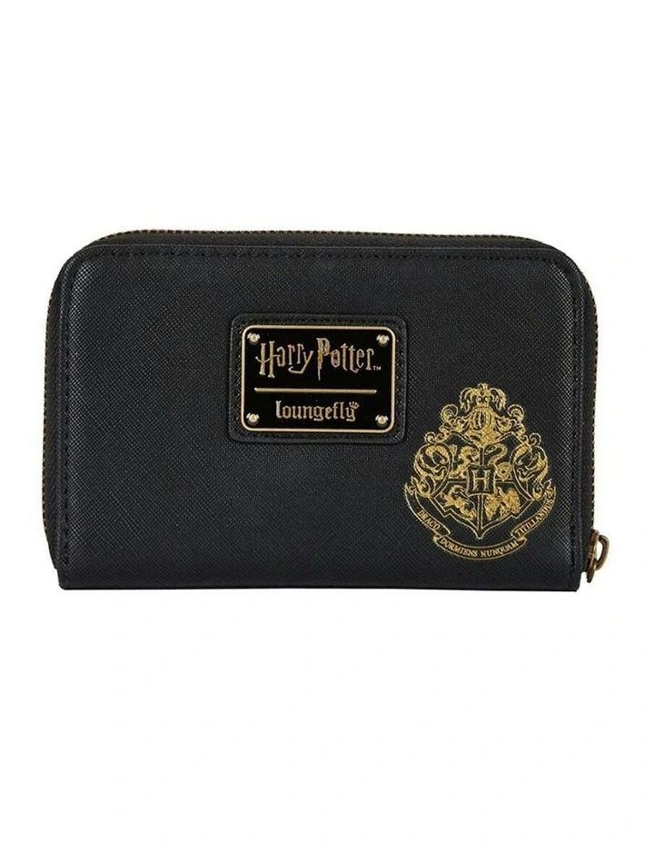 Faux Leather Sorcerer's Stone Zipped Around Closure Wallet in Multi image 4
