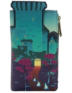 Castle Flap Purse Money Coins/Cash Wallet Organiser in Multi