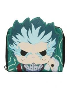 Deku Infinity Pop Zip Around Coin Purse Wallet Card Holder in Blue