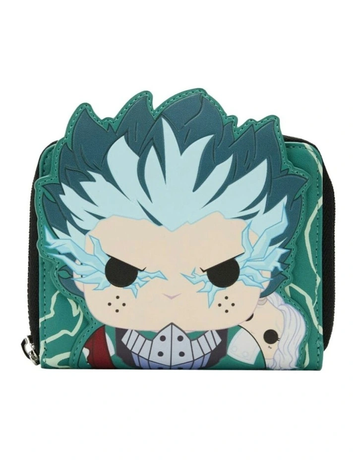 Deku Infinity Pop Zip Around Coin Purse Wallet Card Holder in Blue image 1