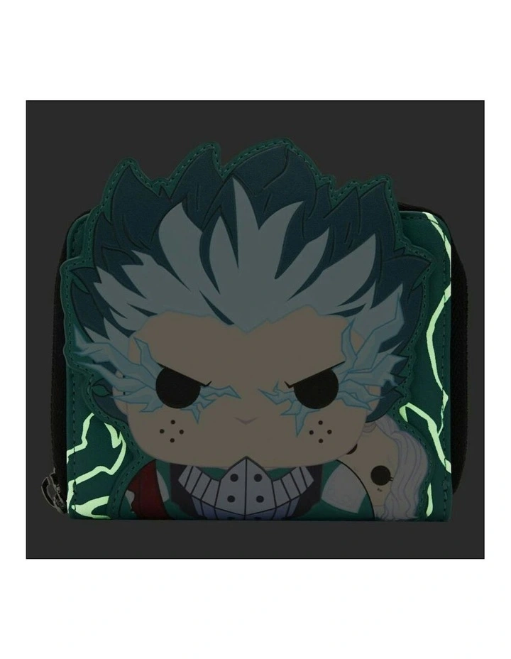 Deku Infinity Pop Zip Around Coin Purse Wallet Card Holder in Blue image 2