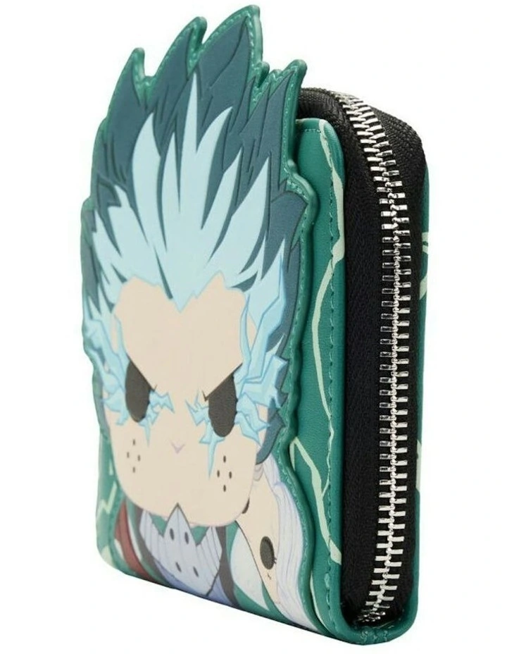 Deku Infinity Pop Zip Around Coin Purse Wallet Card Holder in Blue image 3