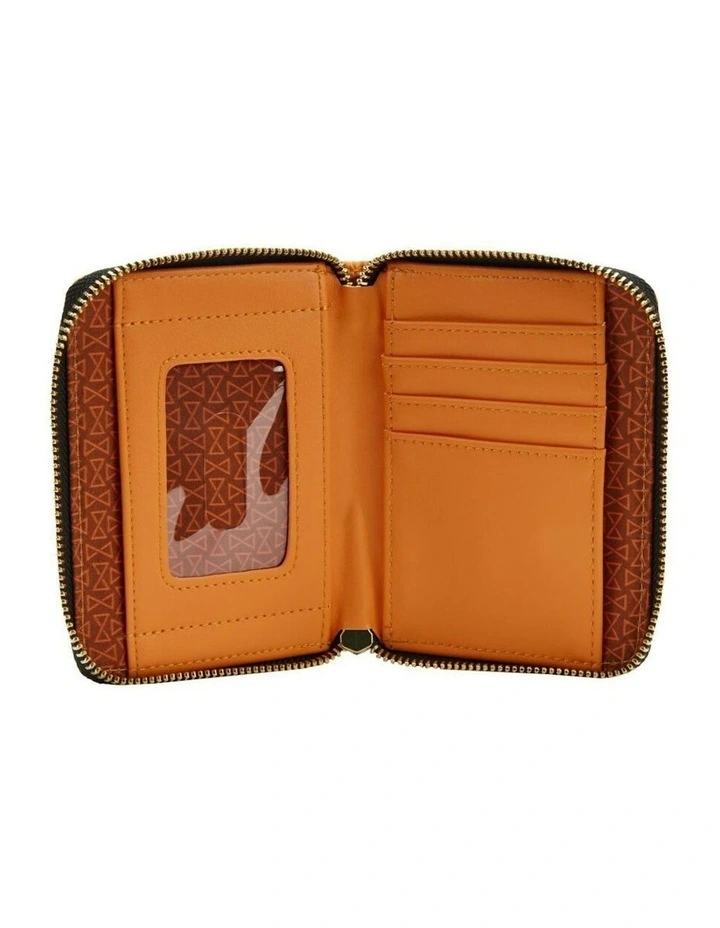 TV TVA Miss Minutes Zip Around Coin Purse Wallet Card Holder in Yellow image 4
