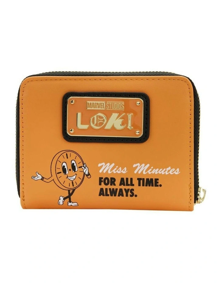 TV TVA Miss Minutes Zip Around Coin Purse Wallet Card Holder in Yellow image 5