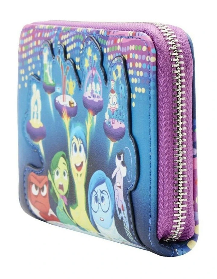 Control Panel Zip Around Coin Purse Wallet Card Holder in Multi image 5