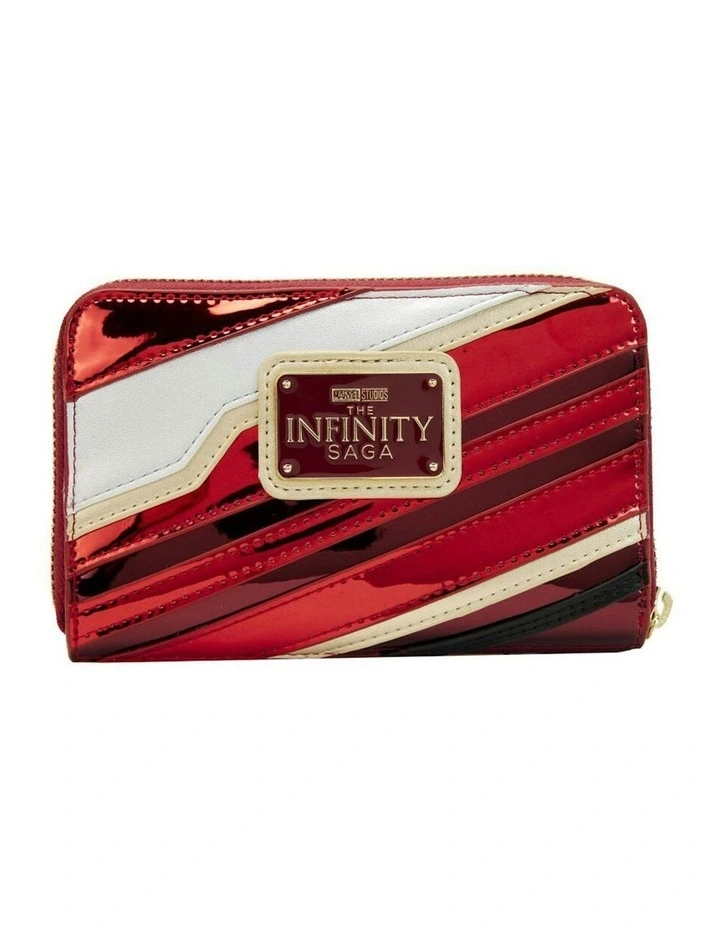 Iron Man 15th Anniversary Costume Zip Around Purse Wallet in Red image 3