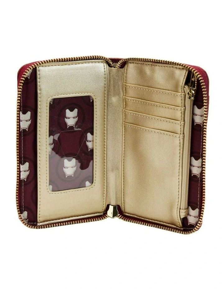 Iron Man 15th Anniversary Costume Zip Around Purse Wallet in Red image 4