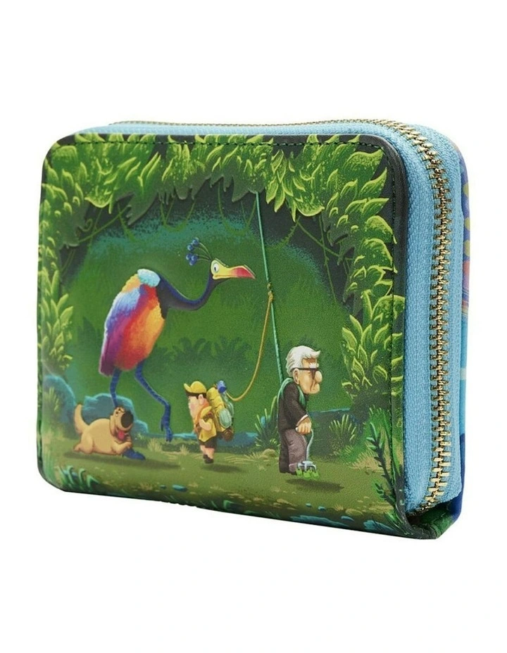 2009 Faux Leather Up Jungle Stroll Zip Around Mini Wallet in Green image 2
