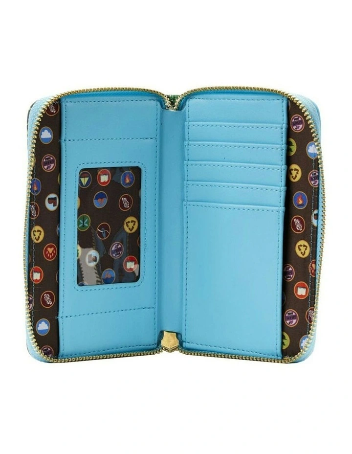 2009 Faux Leather Up Jungle Stroll Zip Around Mini Wallet in Green image 5