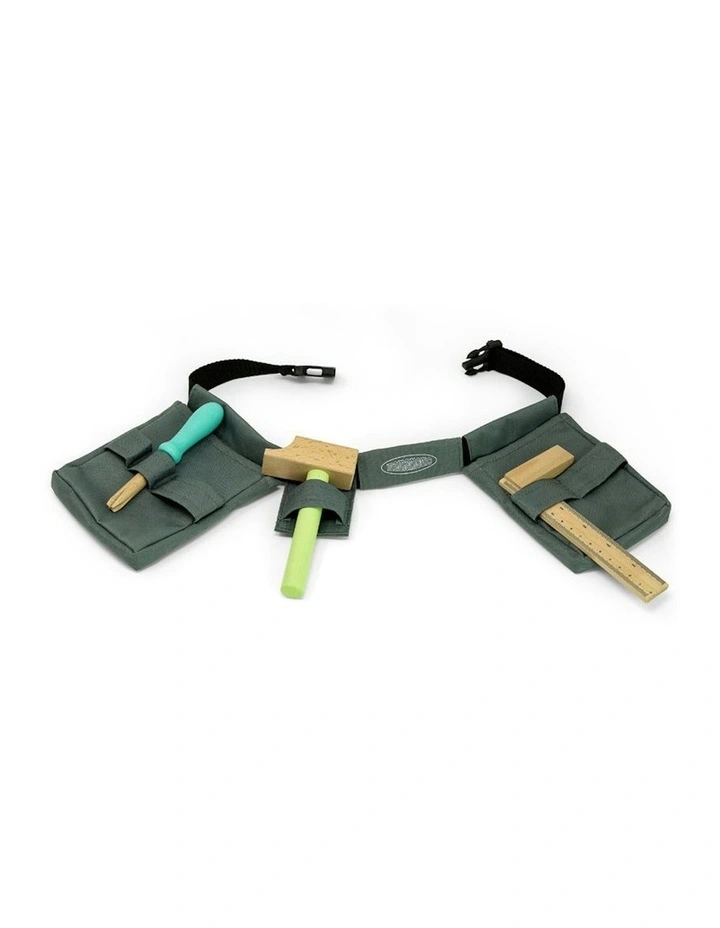 Workshop Craft Tool Belt Fun Play Wooden Building Toy (3 Years ) image 3