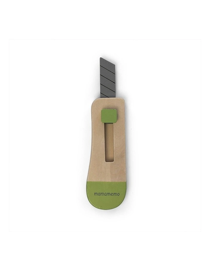 Workshop Tools Knife Blade/Box Kids/Children Fun Wooden Cutter Toy 3y image 1