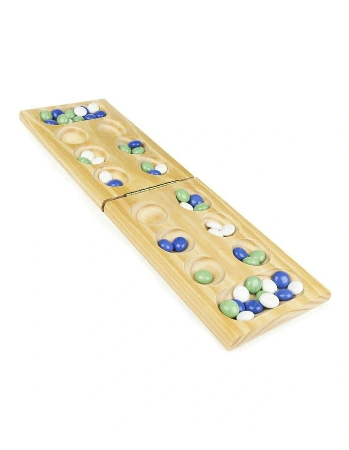 Classics Solid Wood/Wooden Mancala Kids/Family Tabletop Game Set 8y image 4