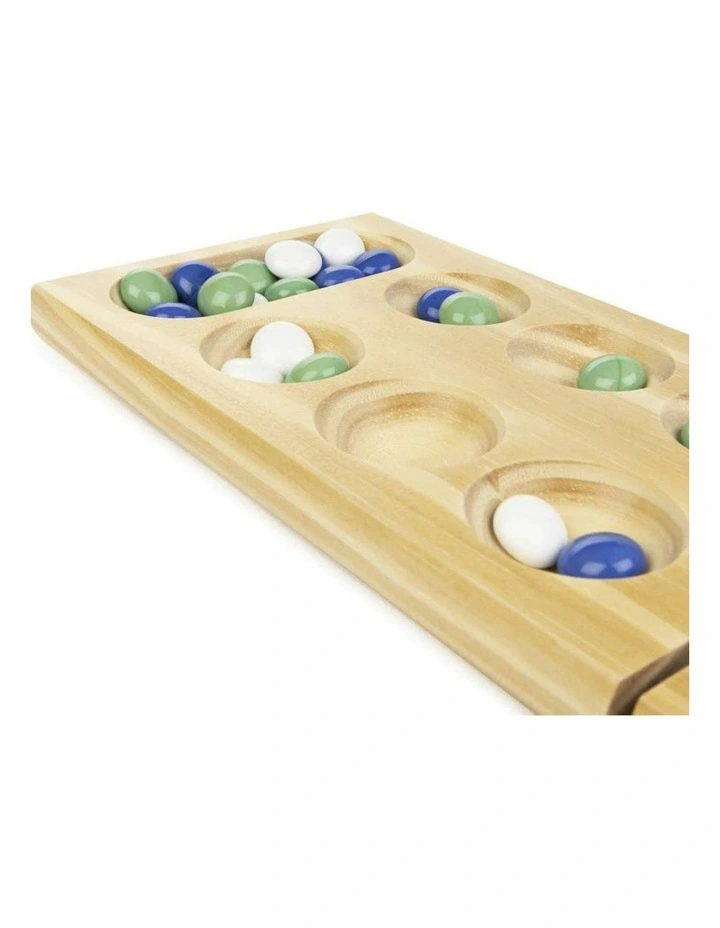 Classics Solid Wood/Wooden Mancala Kids/Family Tabletop Game Set 8y image 5