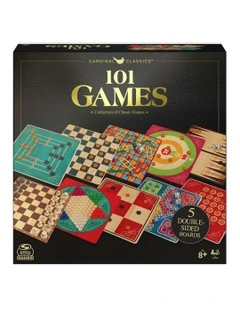 Classic Wooden 101 Games Kids/Child 8y  Checkers/Chess Game Board Set