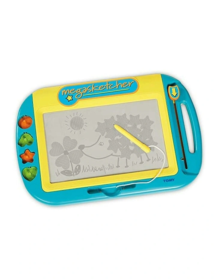 Megasketcher Motorised Magnetic Drawing Board Kids/Childrens 3 40 x 31.8cm image 1