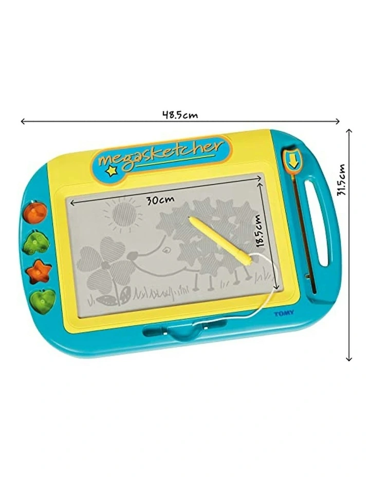 Megasketcher Motorised Magnetic Drawing Board Kids/Childrens 3 40 x 31.8cm image 2