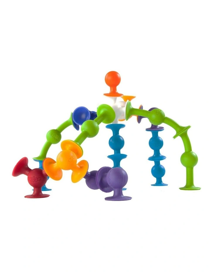 50pc Fat Brain Toys Squigz Delux Suction Construction Fun Game Toy Set Kids 3y  image 2