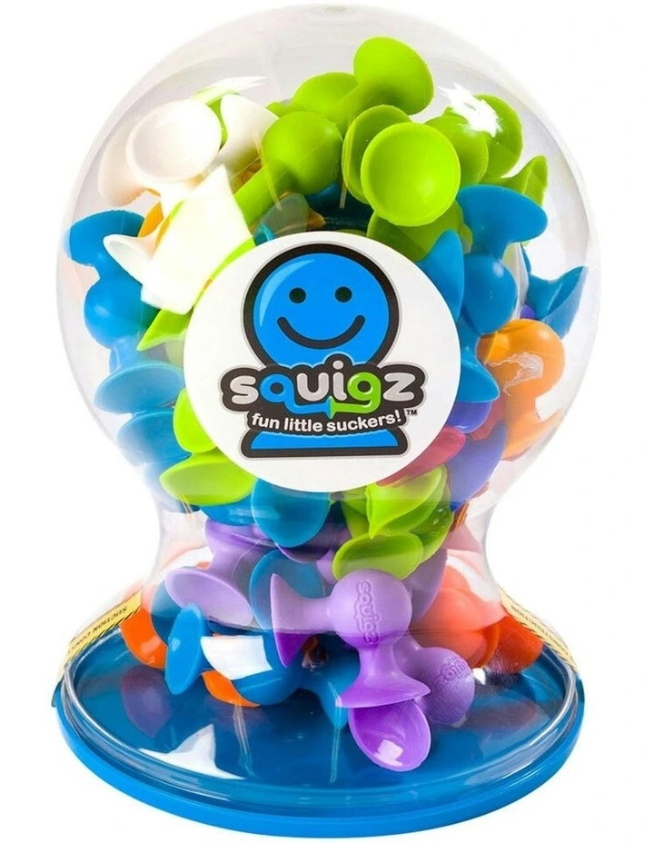 50pc Fat Brain Toys Squigz Delux Suction Construction Fun Game Toy Set Kids 3y  image 3
