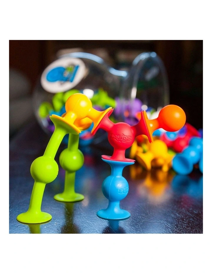 50pc Fat Brain Toys Squigz Delux Suction Construction Fun Game Toy Set Kids 3y  image 7