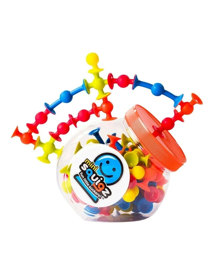 75pc Fat Brain Toys Mini Squigz Suction Construction Toy 5y Kids/Child Fun Play image 3