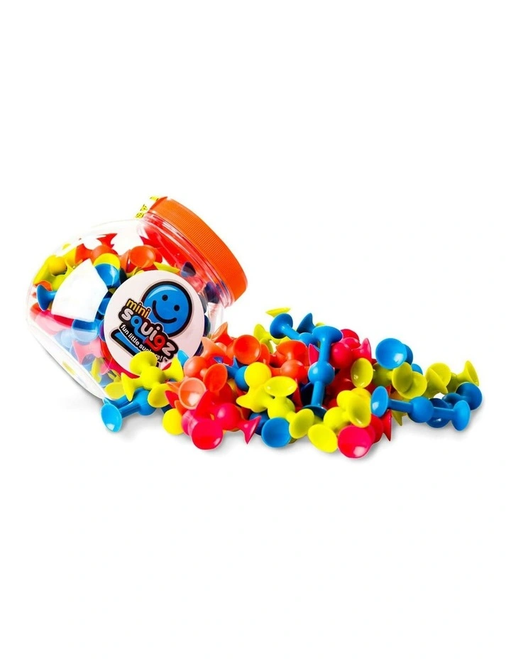 75pc Fat Brain Toys Mini Squigz Suction Construction Toy 5y Kids/Child Fun Play image 5