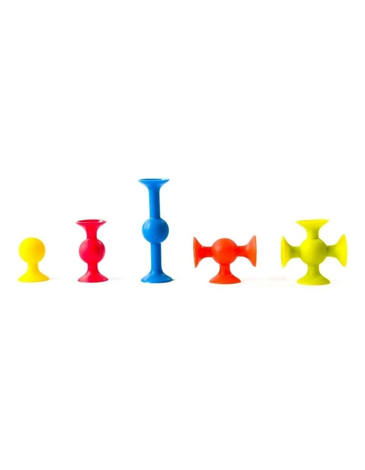 75pc Fat Brain Toys Mini Squigz Suction Construction Toy 5y Kids/Child Fun Play image 6