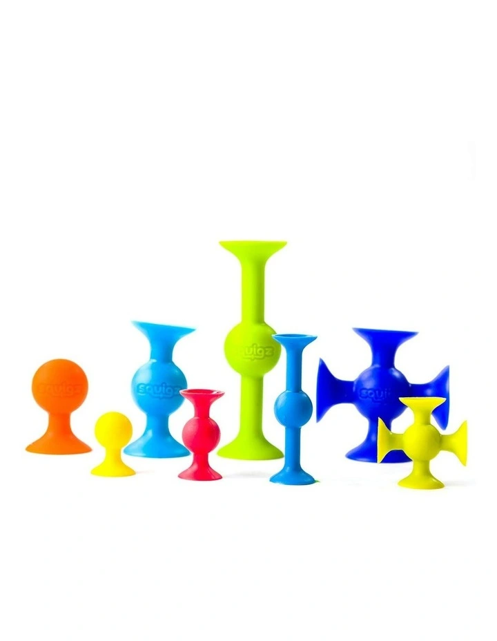 75pc Fat Brain Toys Mini Squigz Suction Construction Toy 5y  Kids/Child Fun Play image 7