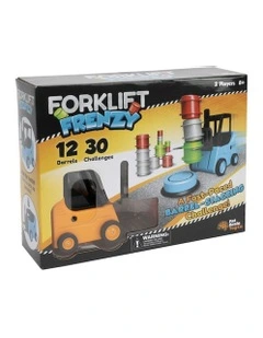 Forklift Vehicle Frenzy Barrel Stacking Game Kids Toy 6  15cm