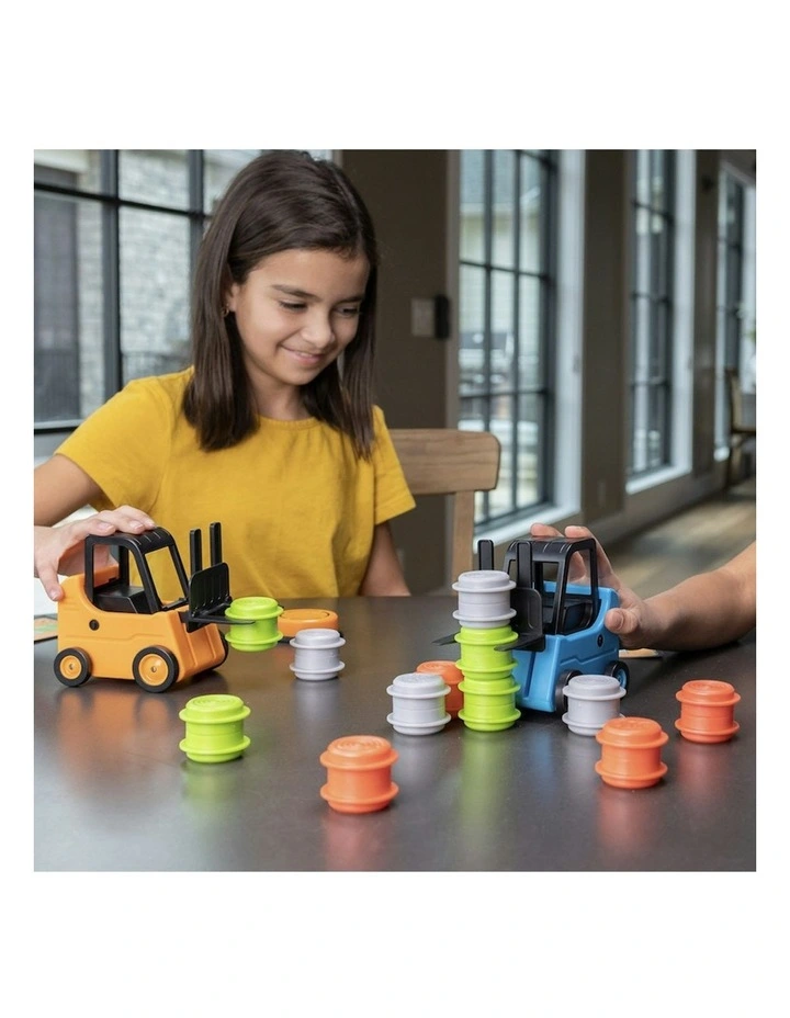 Forklift Vehicle Frenzy Barrel Stacking Game Kids Toy 6  15cm image 5
