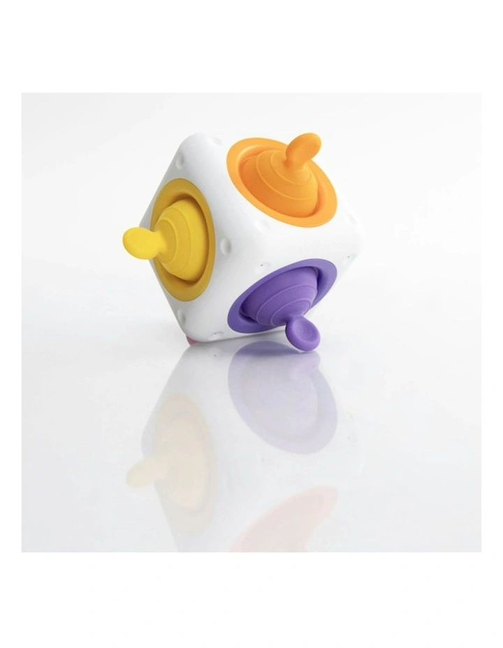 Silicone Tugl Cube Pull Pop Discovery Kids Sensory Toy 2  14cm image 2