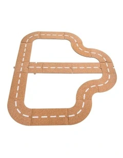 17pc Cruisin Cork Road Set Kids/Children Wooden Interactive Toy 3 