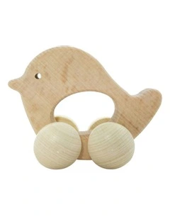 Wooden Rolli Bird Play Fun 10cm 10m+
