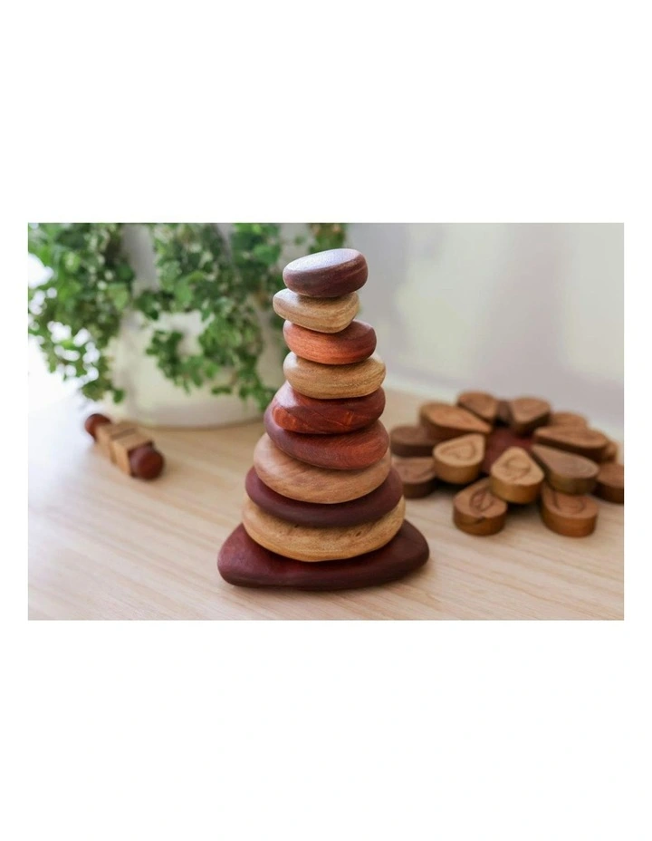 Stacking Stones Fun Play Focus And Balance Toy 3y+ 10 Piece image 2