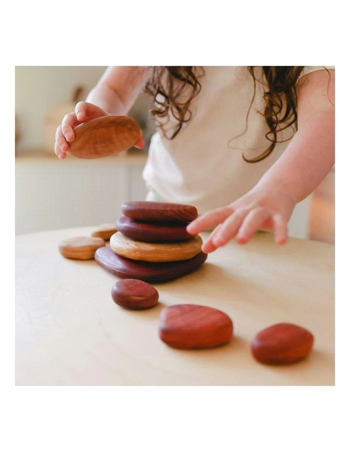 Stacking Stones Fun Play Focus And Balance Toy 3y+ 10 Piece image 3