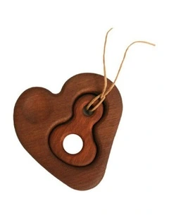 Separation Anxiety Soothing Heart Sensory Puzzle Piece 3y+