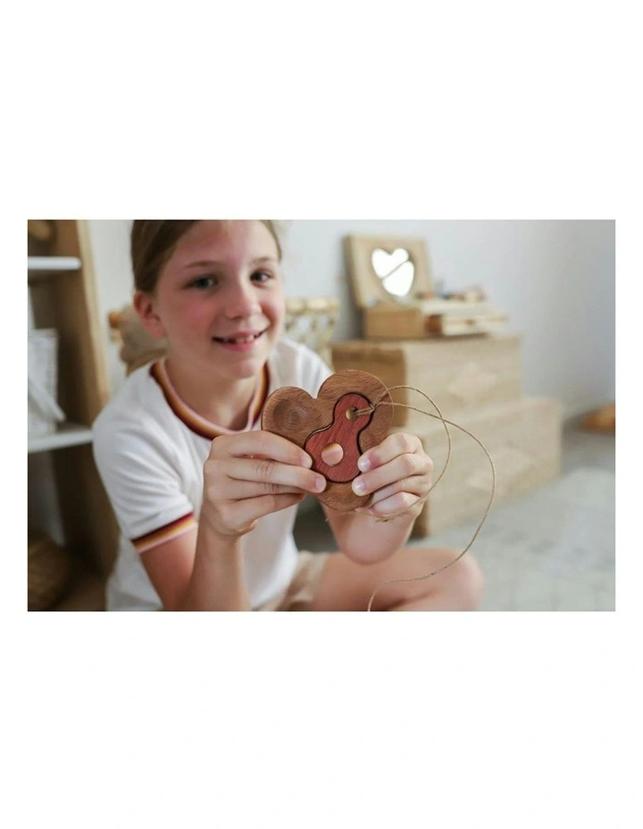 Separation Anxiety Soothing Heart Sensory Puzzle Piece 3y+ image 3