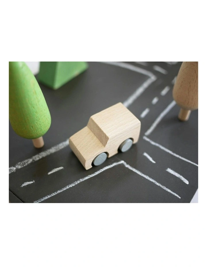 Gg Machi Magnetic Town Tiny Fun Wooden Pretend Toy 3y+ image 2