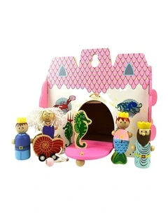Wooden Mermaid Sea Pretend Playset 3y+ 25cm