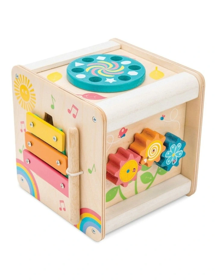 Petilou Petit Activity Educational Wooden Cube Toy 2y+ image 1