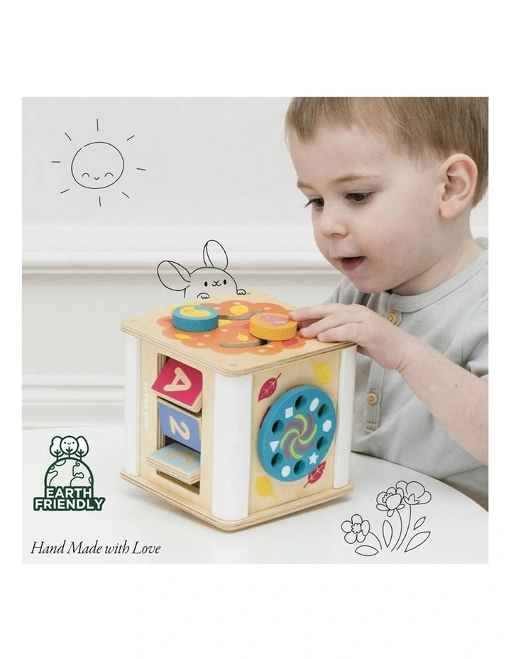 Petilou Petit Activity Educational Wooden Cube Toy 2y+ image 5