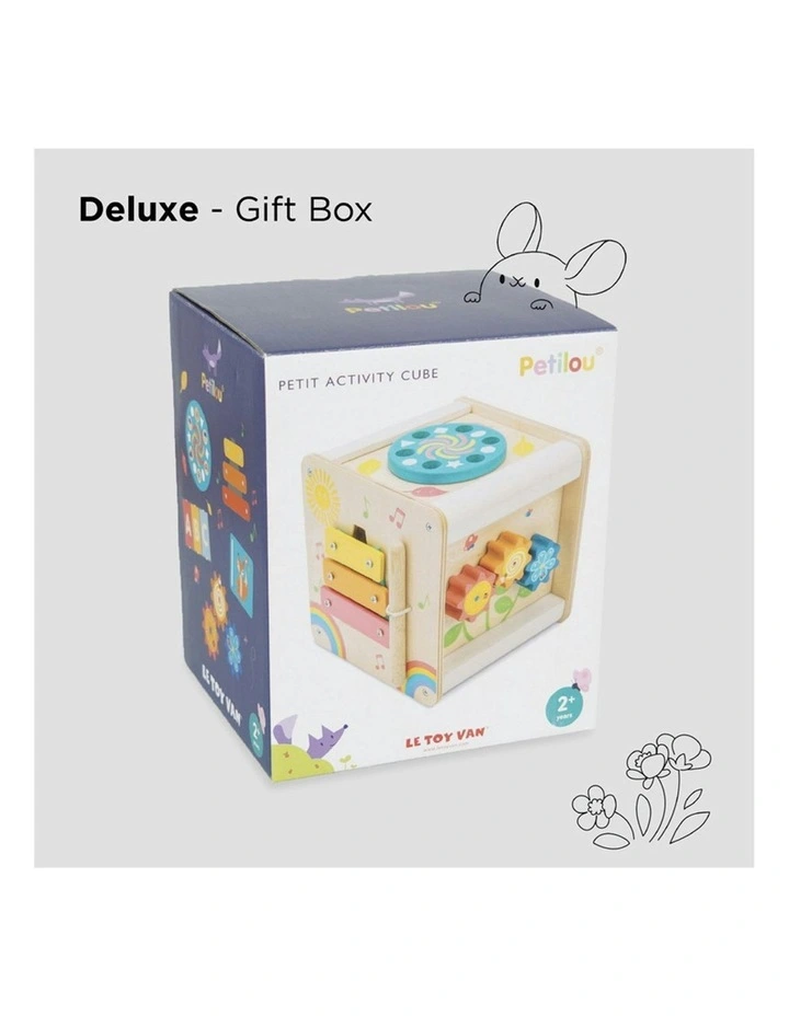Petilou Petit Activity Educational Wooden Cube Toy 2y+ image 6
